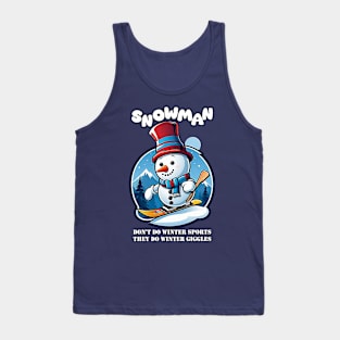 snowman Tank Top